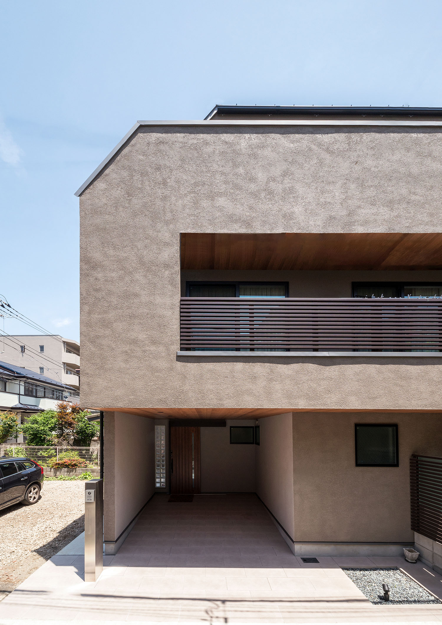 注文住宅・デザイン住宅建築実例_外観 注文住宅・デザイン住宅建築実例_『CASE542 グレージュのハウス』_外観