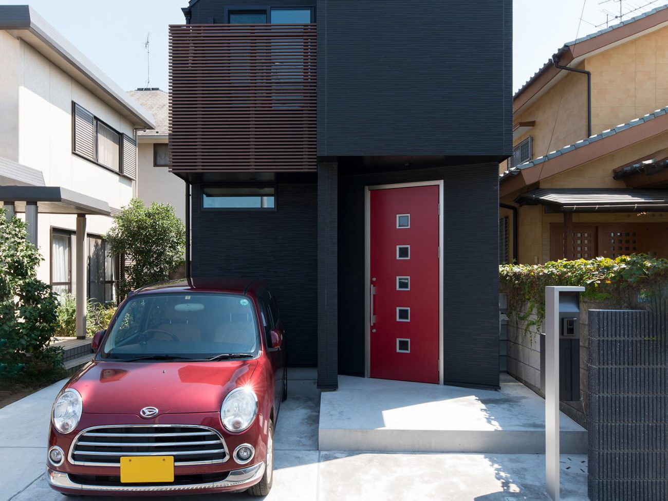 デザイン住宅建築実例_外観・注文住宅『CASE594 TOOL　BOX』の建築実例・施⼯例の写真・建物外観全体 注文住宅・デザイン住宅建築実例_『CASE594 TOOL　BOX』_外観