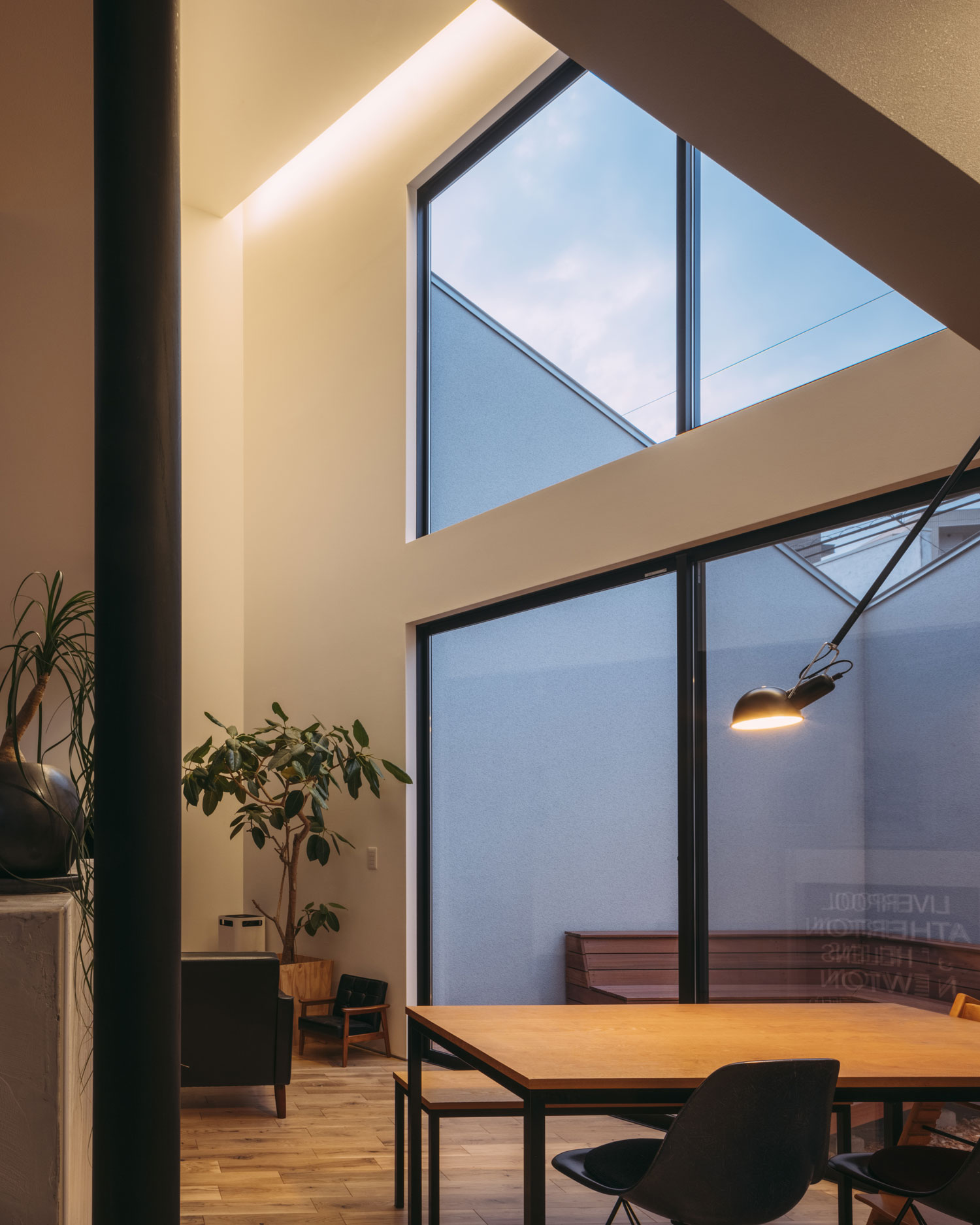 空が近くに感じるLDK