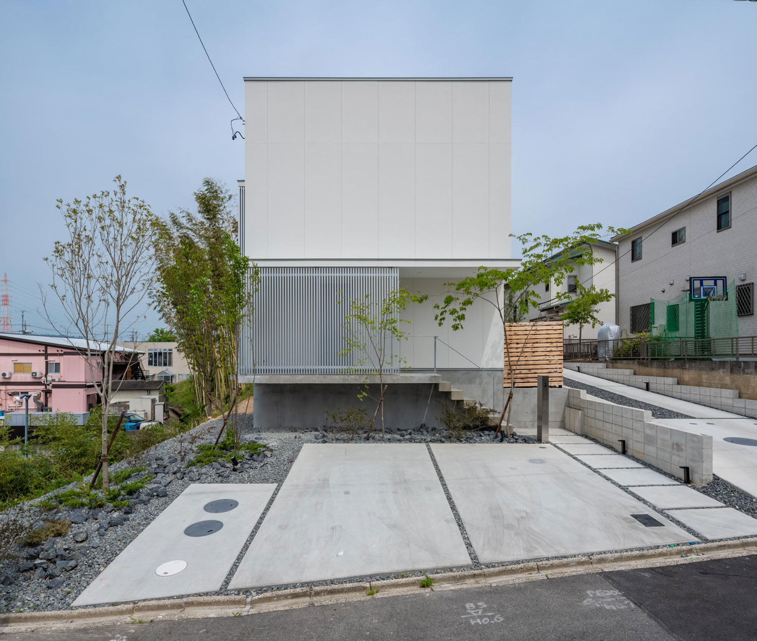 注文住宅『CASE704 with a view』の建築実例・施⼯例の写真・建物外観全体 注文住宅・デザイン住宅建築実例_『CASE704 with a view』_外観