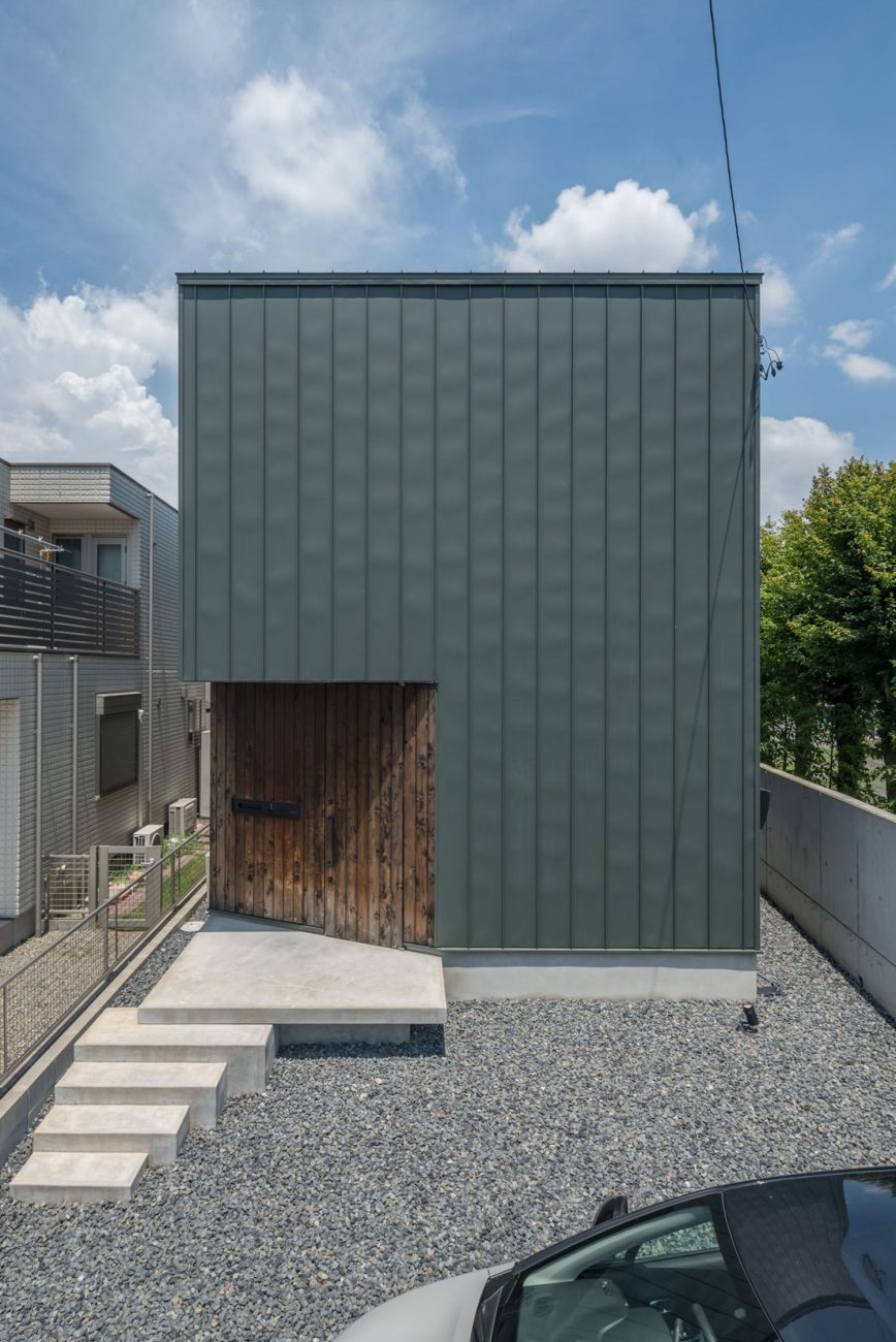 注文住宅『CASE705 evergreen』の建築実例・施⼯例の写真・建物外観全体 注文住宅・デザイン住宅建築実例_『CASE705 evergreen』_外観