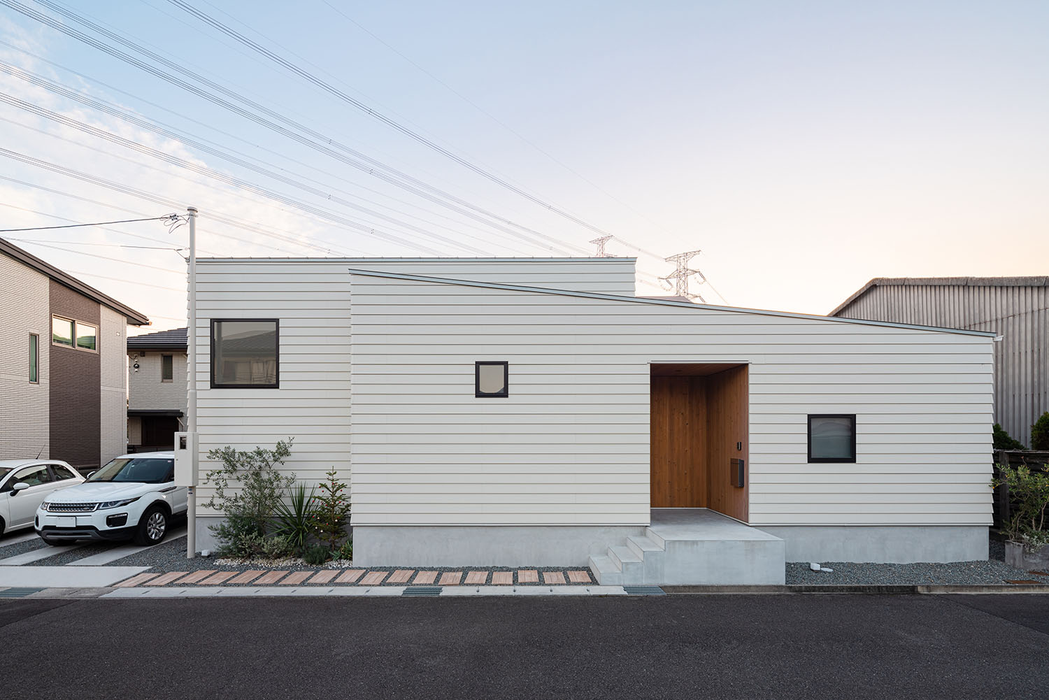 平均的な坪数の平屋の外観