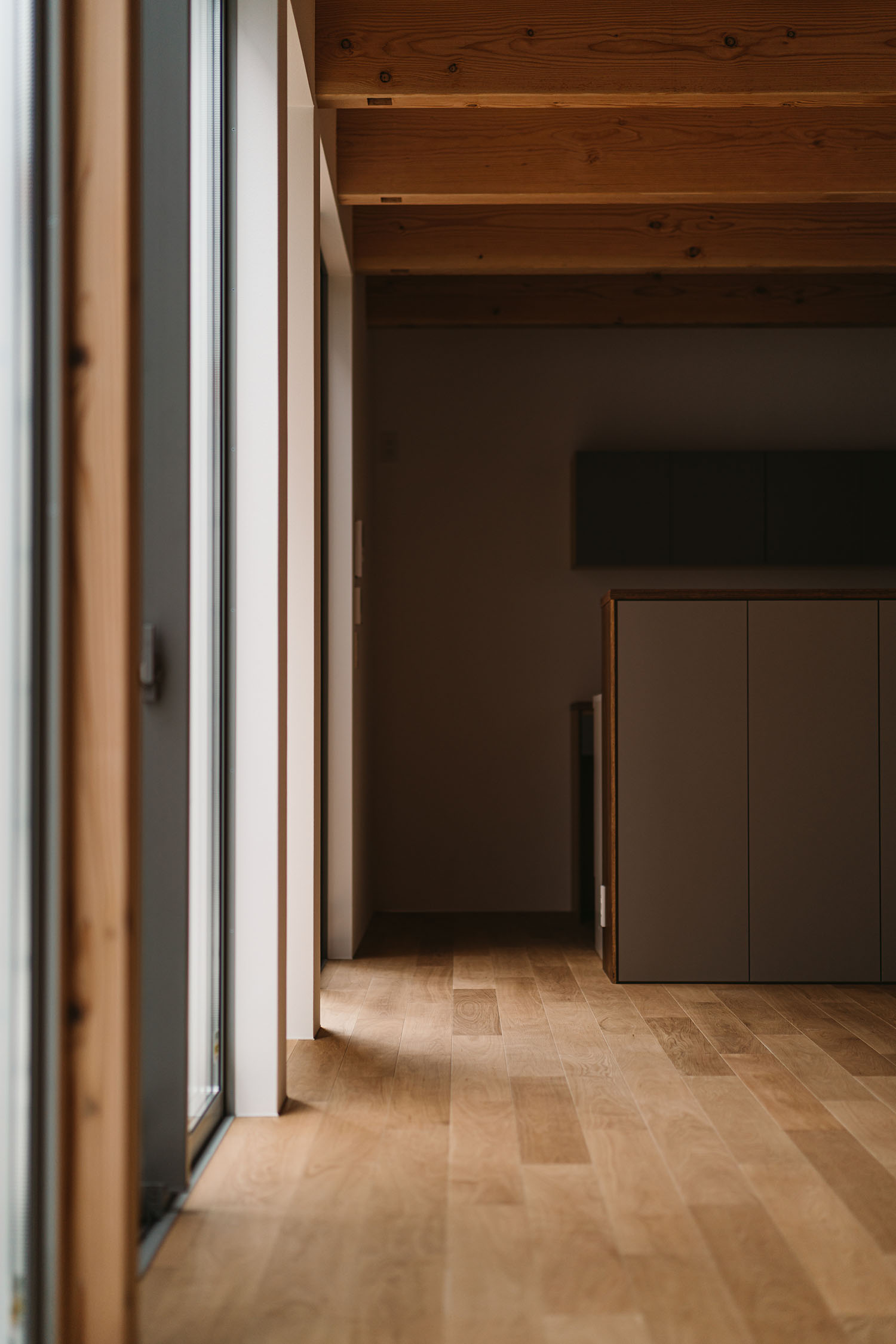 注文住宅・LDK・木のぬくもり・大きな窓のある 注文住宅・デザイン住宅建築実例_『CASE724 橿原の家』_LDK