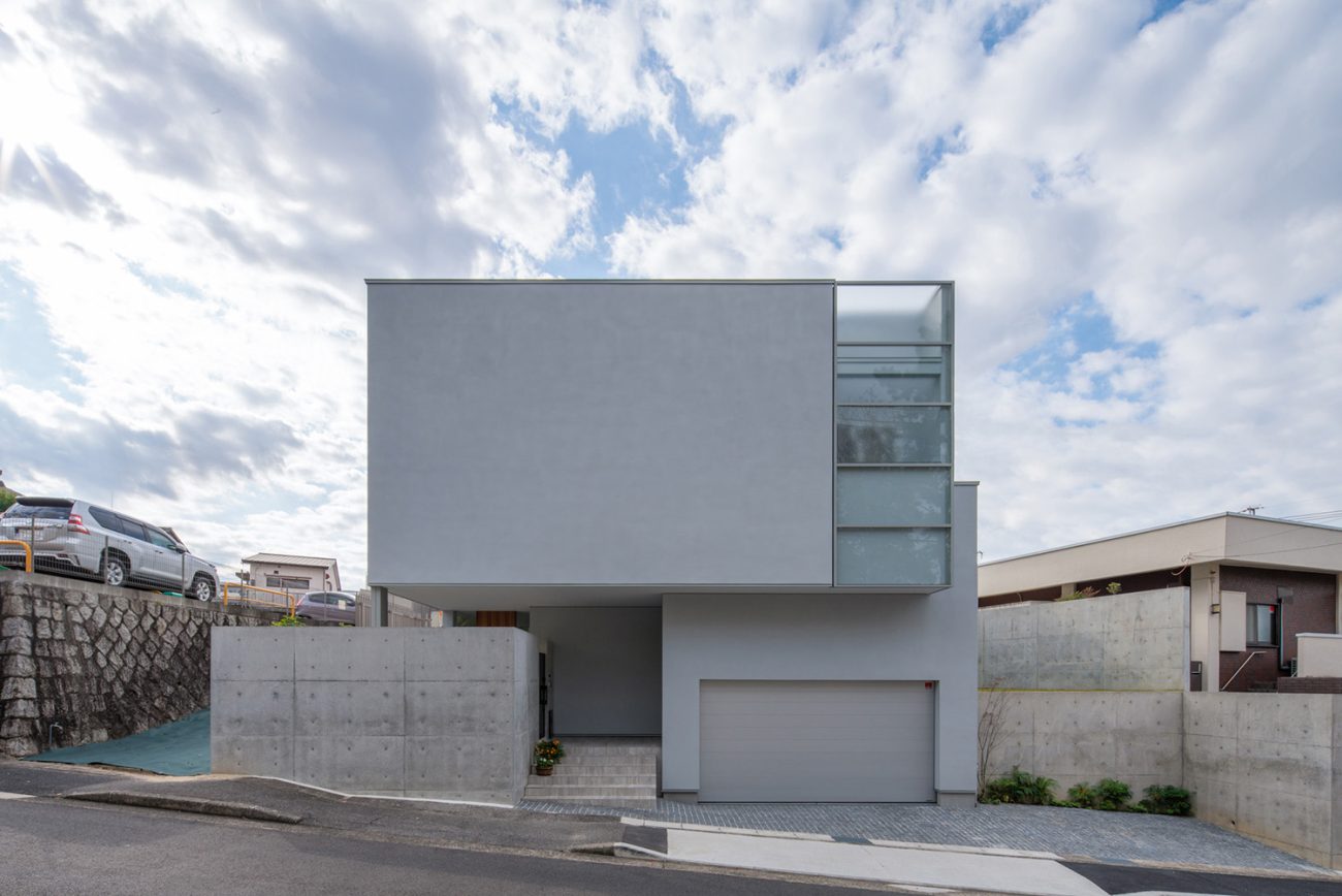 注文住宅『CASE727 ライトコートハウス』の建築実例・施⼯例の写真・建物外観全体 注文住宅・デザイン住宅建築実例_『CASE727 ライトコートハウス』_外観