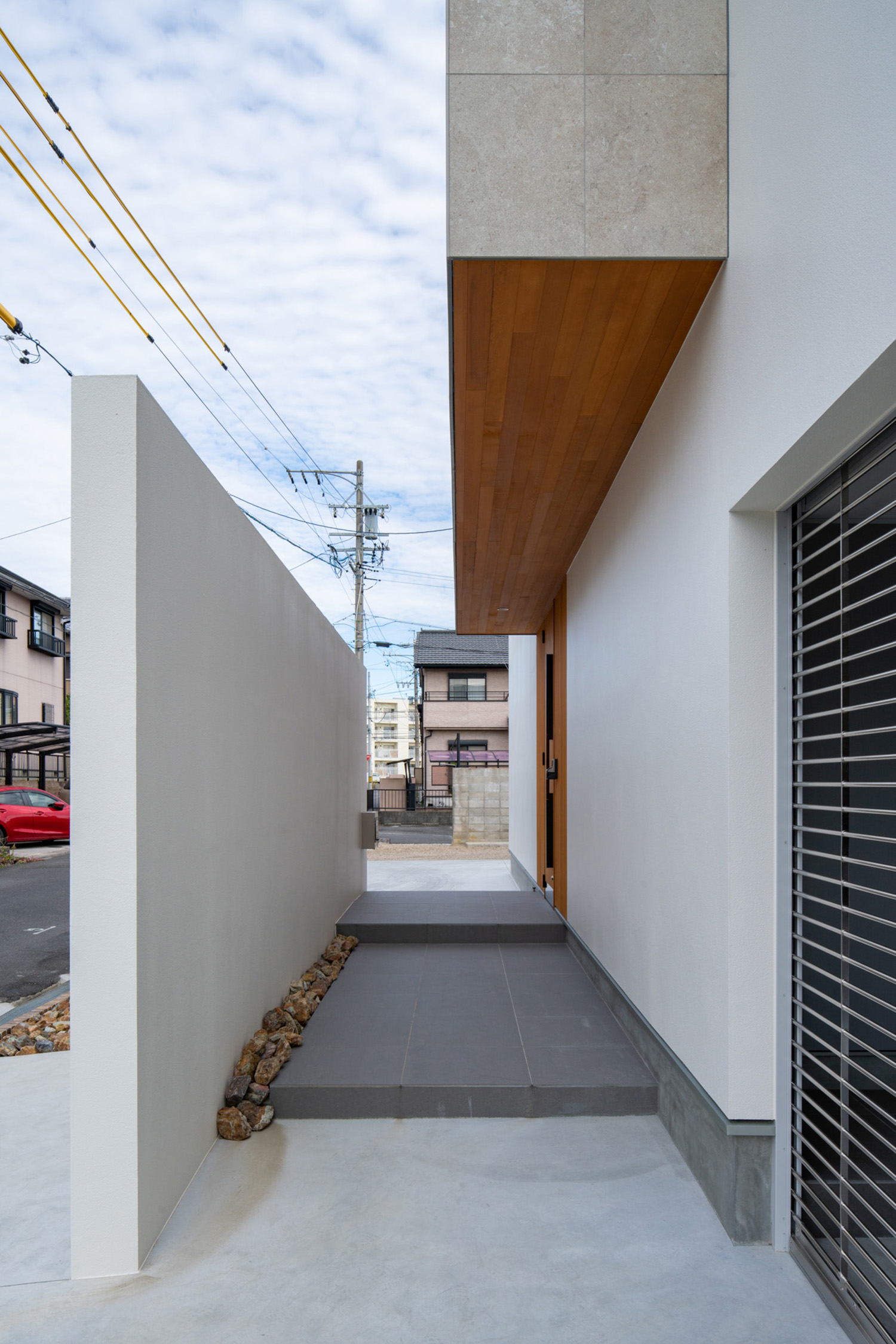 注文受託・目隠し・コンクリート・玄関・プライバシー 注文住宅・デザイン住宅建築実例_『CASE728 My Style Home』_外観