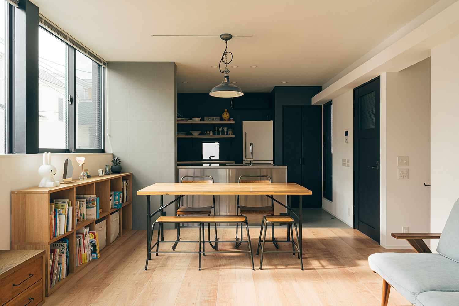 注文住宅・LDK・ダイニング・木製のインテリア・ナチュラル 注文住宅・デザイン住宅建築実例_『CASE730 mist』_LDK