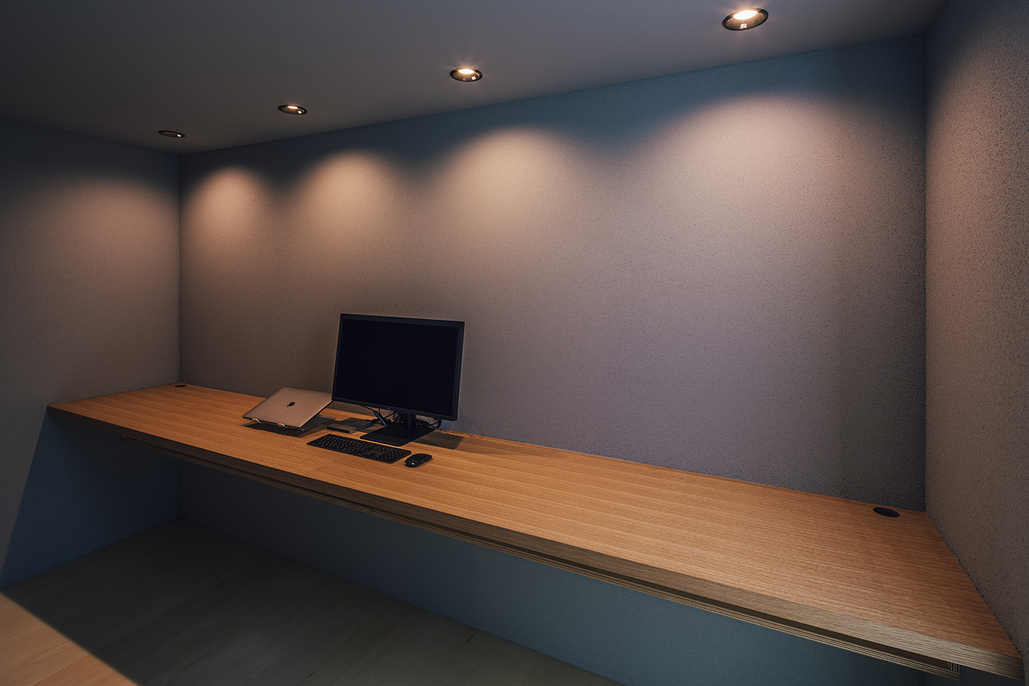 注文住宅・書斎・ワークスペース・仕事部屋 注文住宅・デザイン住宅建築実例_『CASE736 アンモナイト』_書斎