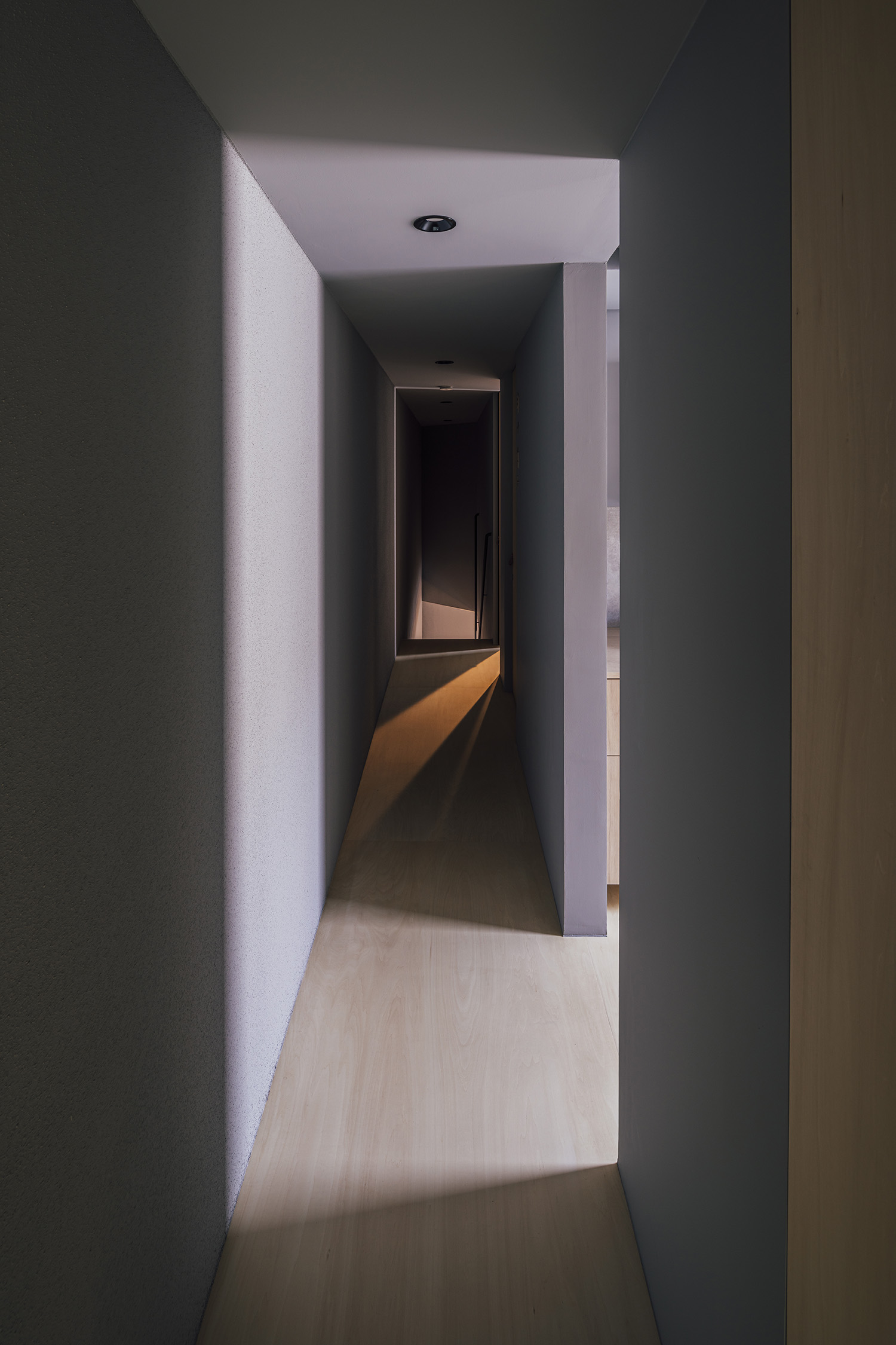 注文住宅・ホテルライク・廊下 注文住宅・デザイン住宅建築実例_『CASE736 アンモナイト』_廊下