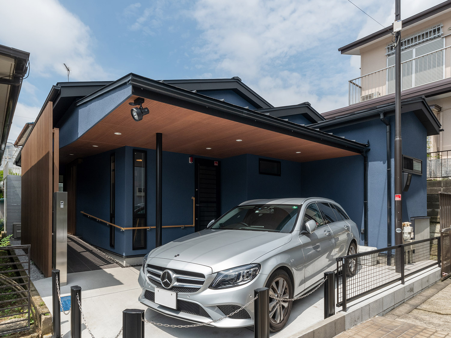 注文住宅『CASE740 光とともに』の建築実例・施⼯例の写真・建物外観全体 注文住宅・デザイン住宅建築実例_『CASE740 光とともに』_外観