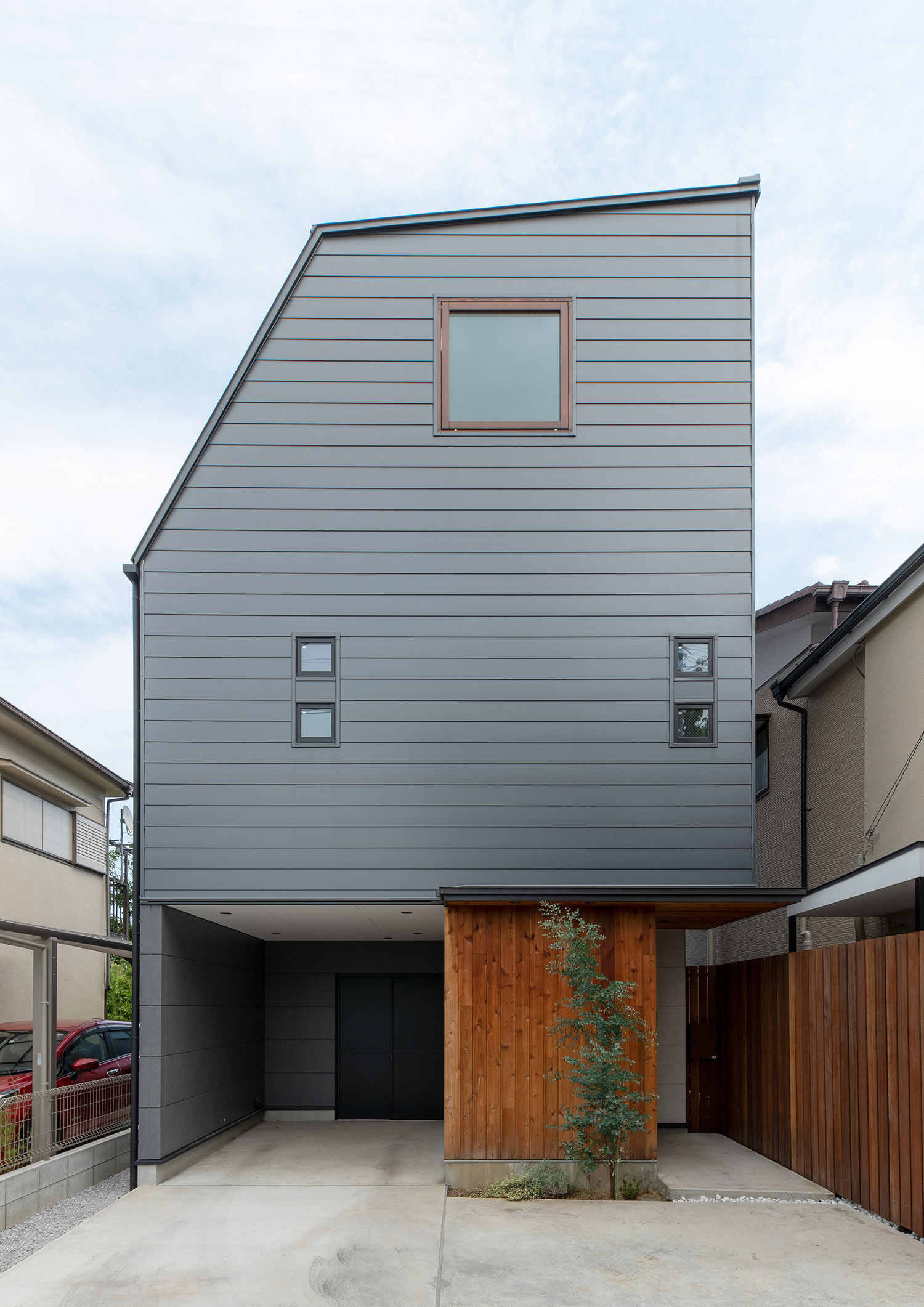 注文住宅『CASE746 outlook』の建築実例・施⼯例の写真・建物外観全体 注文住宅・デザイン住宅建築実例_『CASE746 outlook』_外観