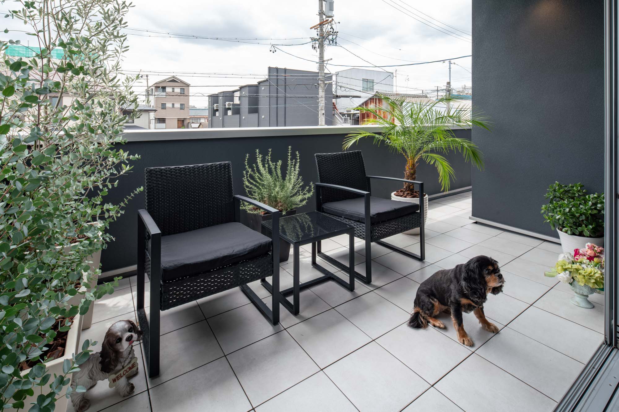 LDKとバルコニーはフラットに繋がっており、室内から視線が抜けて開放的に感じられるようになっています。