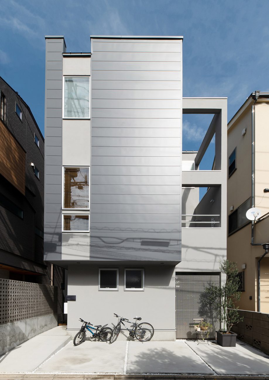 注文住宅『CASE758 Cool&Pretty』の建築実例・施⼯例の写真・建物外観全体 注文住宅・デザイン住宅建築実例_『CASE758 Cool&Pretty』_外観