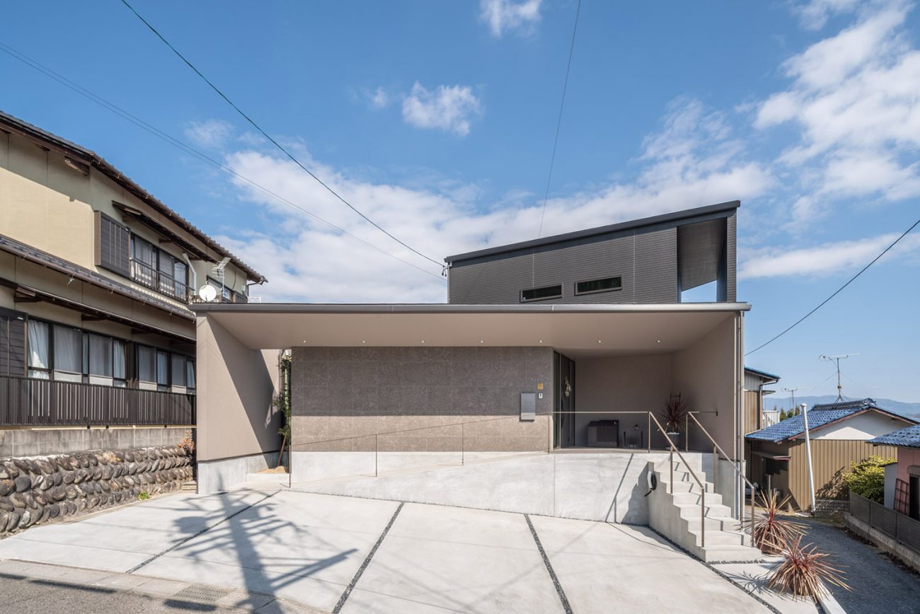 デザイン住宅建築実例_外観・注文住宅『CASE776 tone』の建築実例・施⼯例の写真・建物外観全体