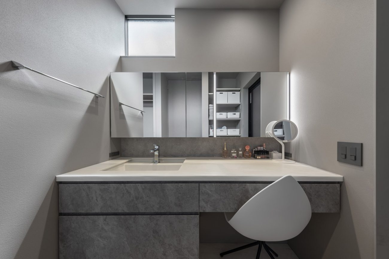 デザイン住宅建築実例_浴室洗面所・注文住宅『CASE780 Isn't it nice?』の建築実例・施⼯例の写真