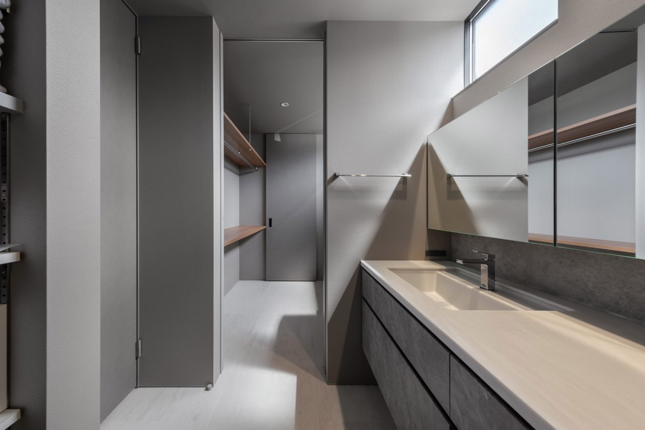 デザイン住宅建築実例_浴室洗面所・注文住宅『CASE780 Isn't it nice?』の建築実例・施⼯例の写真