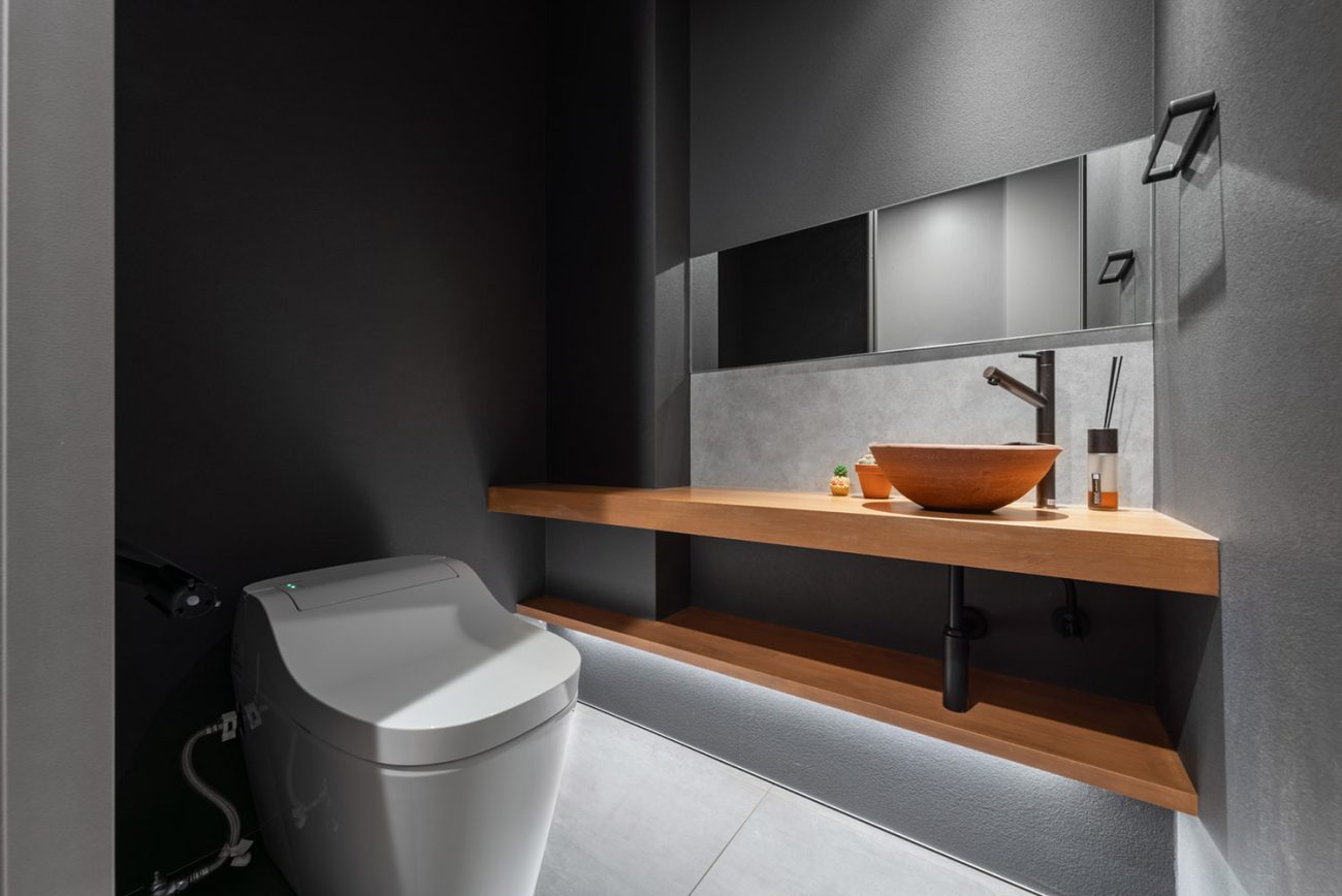 デザイン住宅建築実例_トイレ・注文住宅『CASE780 Isn't it nice?』の建築実例・施⼯例の写真