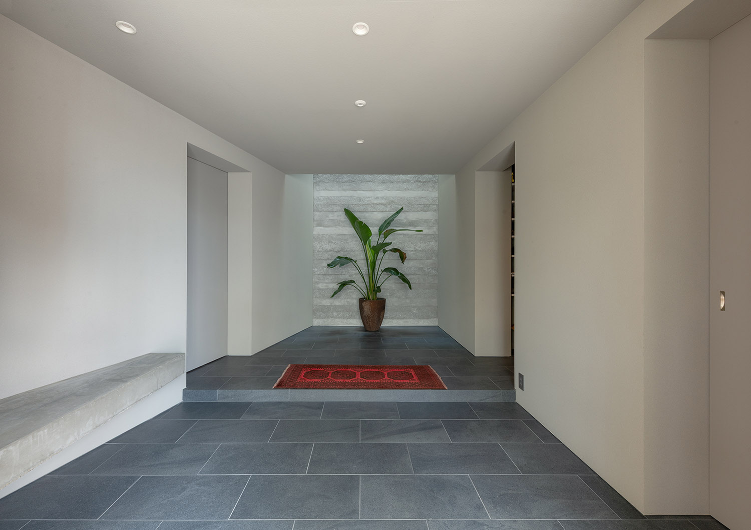 デザイン住宅建築実例_外観・注文住宅『CASE784 贅と静』の建築実例・施⼯例の写真_玄関