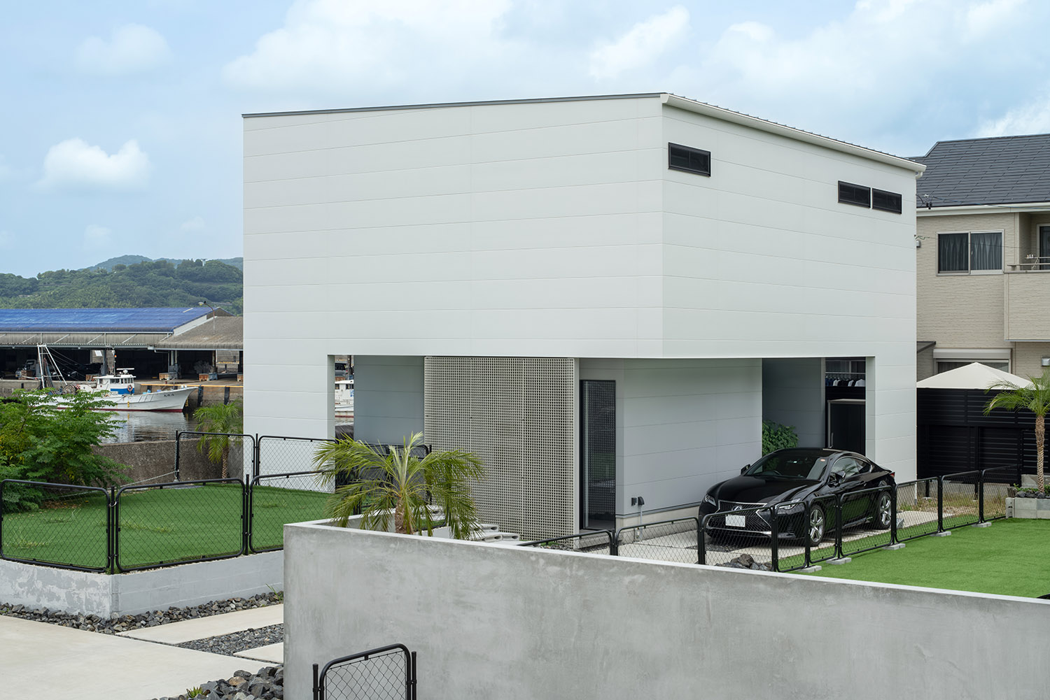 デザイン住宅建築実例_外観・注文住宅『CASE785 凪の邸』の建築実例・施⼯例の写真_外観