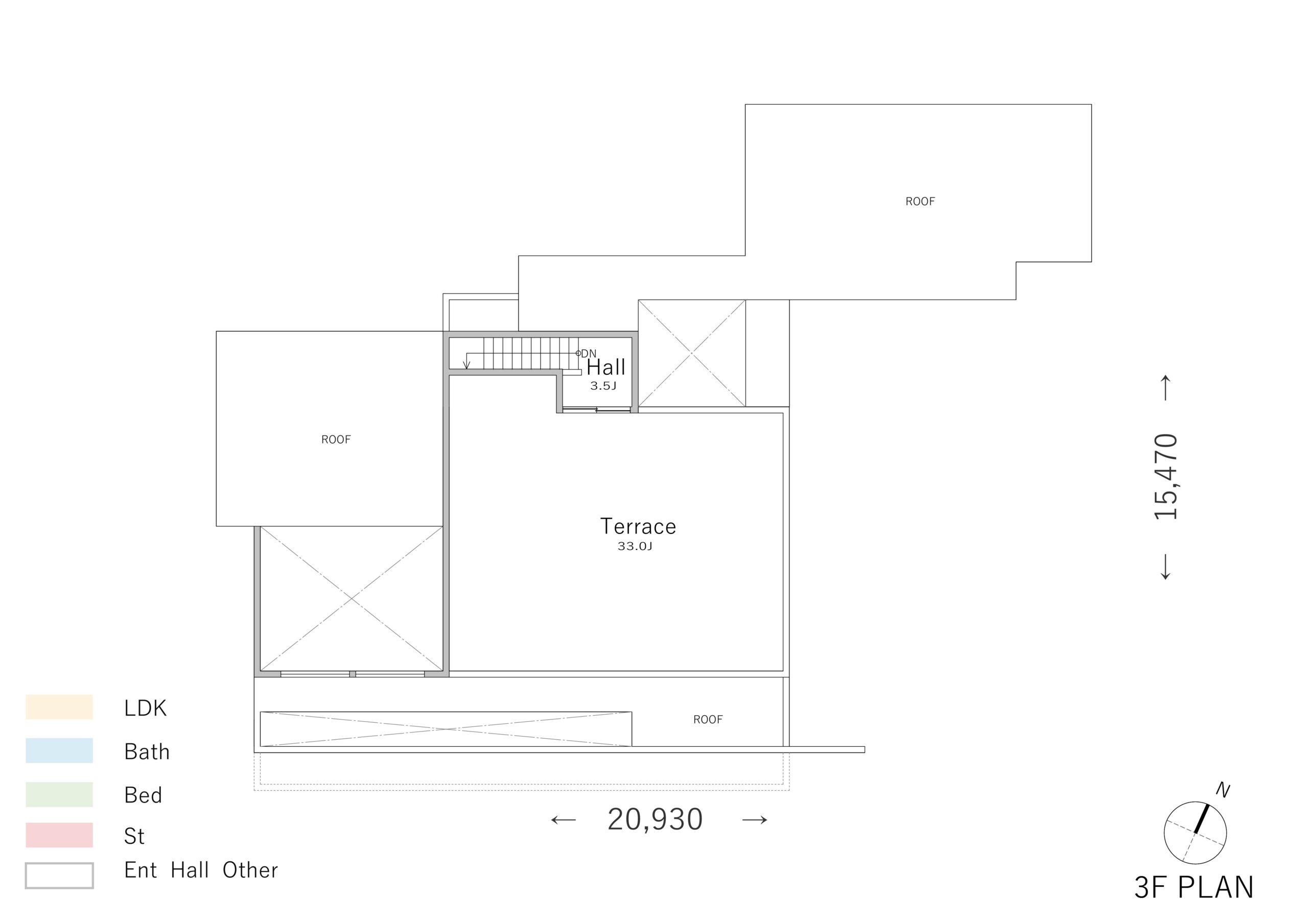 3台駐車と音の配慮を両立した、快適な住空間の間取り3