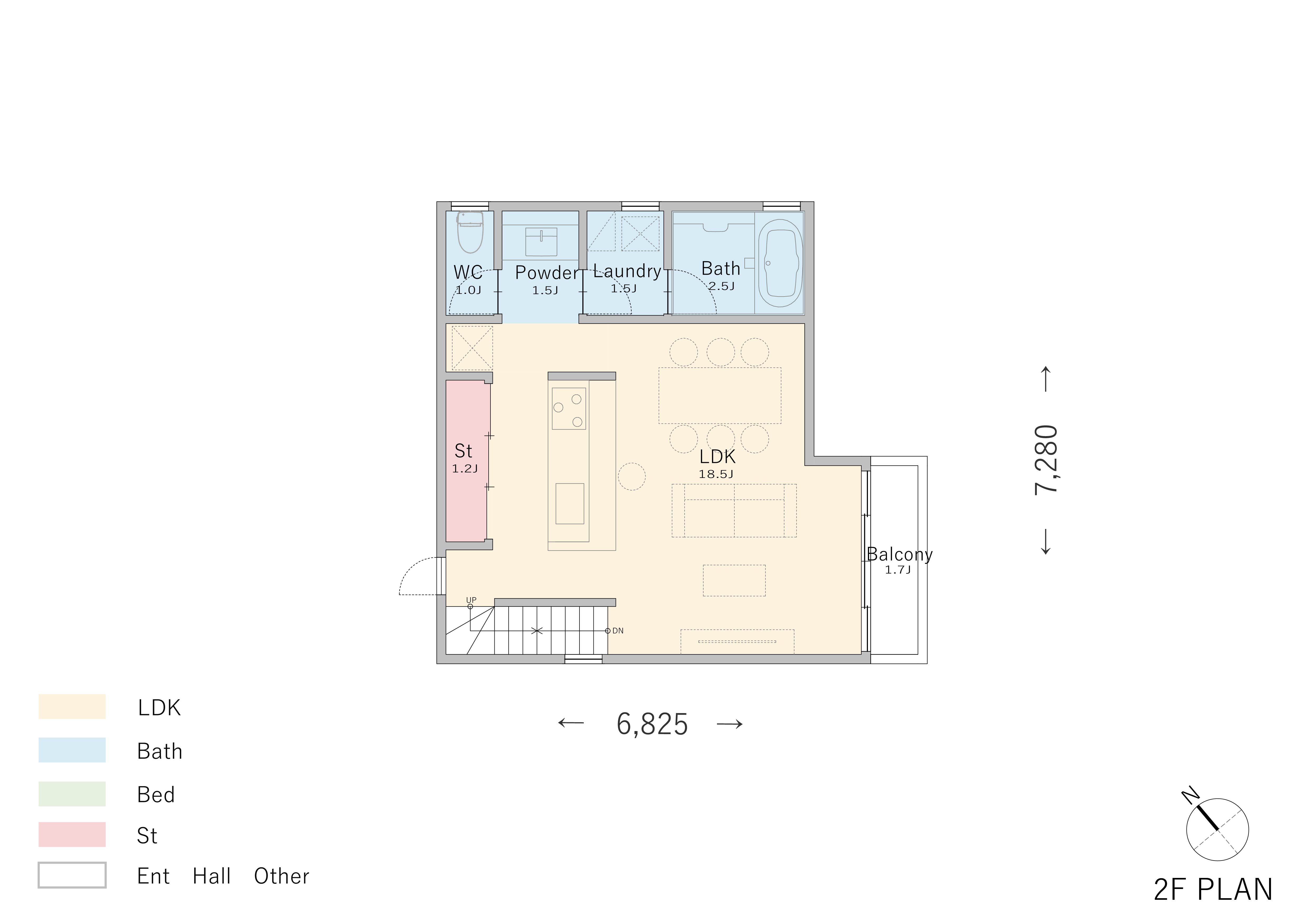 家族とのつながりを感じられる3階建て狭小住宅2