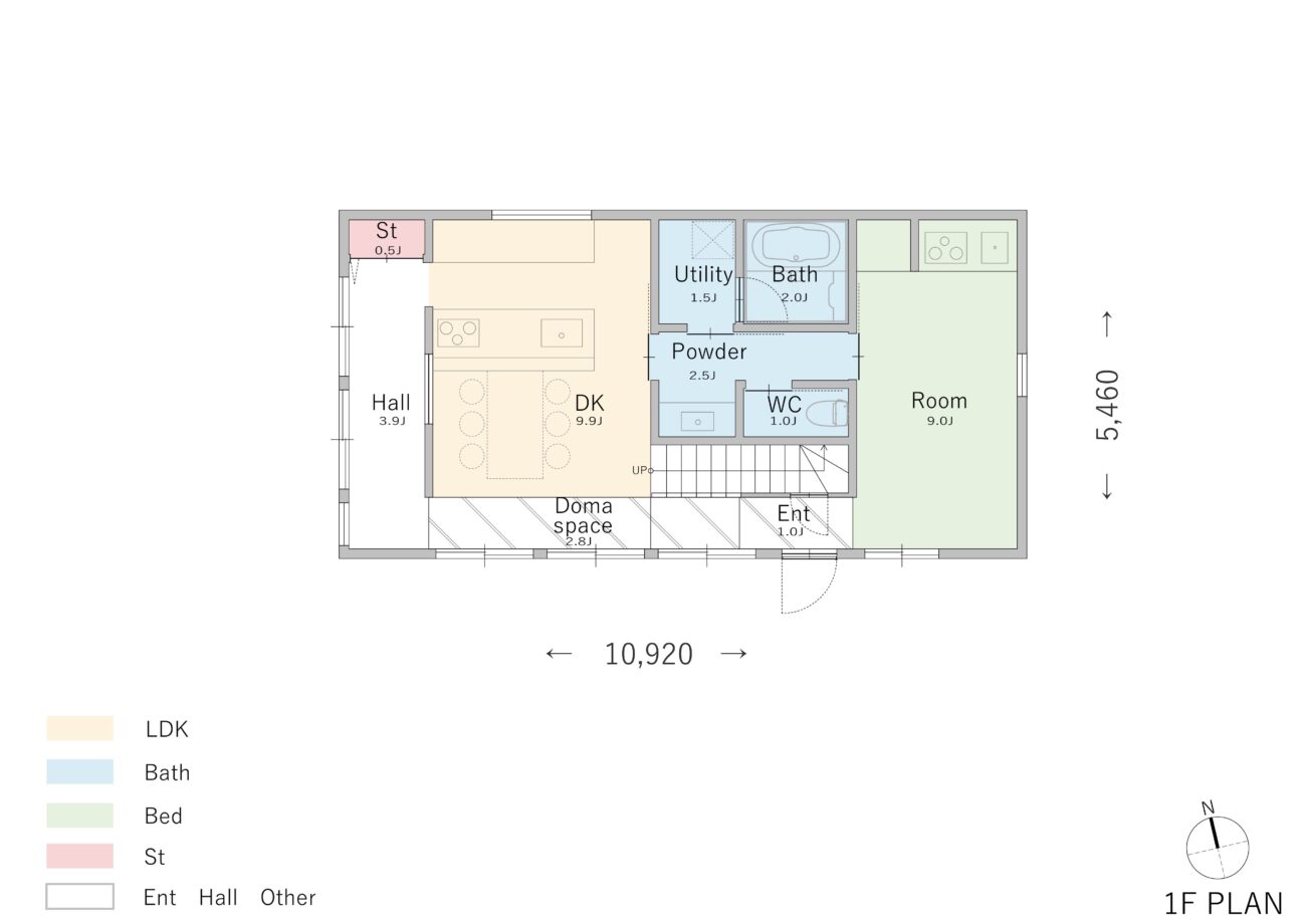新築で建てる35坪の間取り成功例｜住みやすい間取りのポイントもご紹介！ | 注文住宅なら建築設計事務所フリーダムアーキテクツ