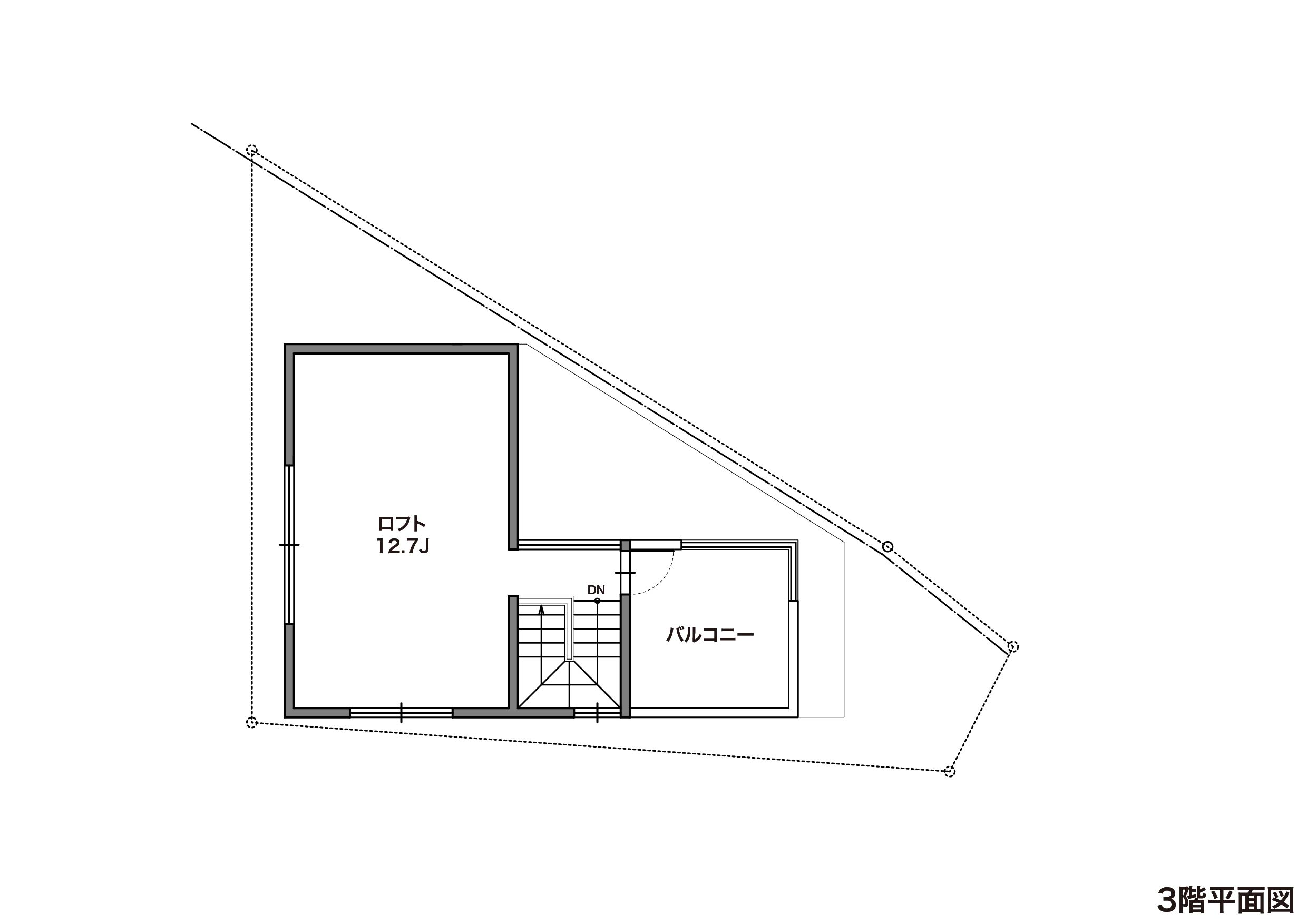 ③変形地3階