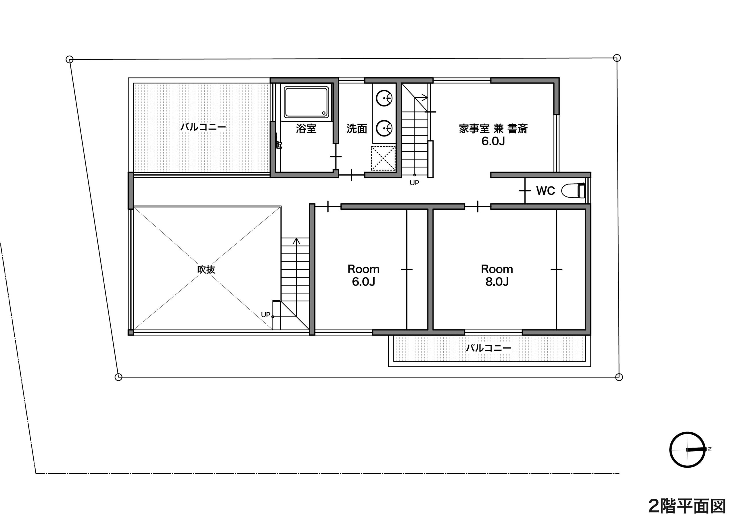 【30坪】情緒ある庭付きの3階建てガレージハウス2