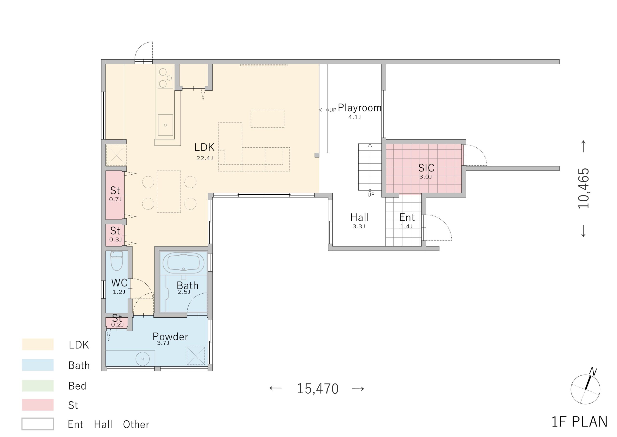 【約38坪】生活空間と寝室を分けて、心地よく暮らせる間取り