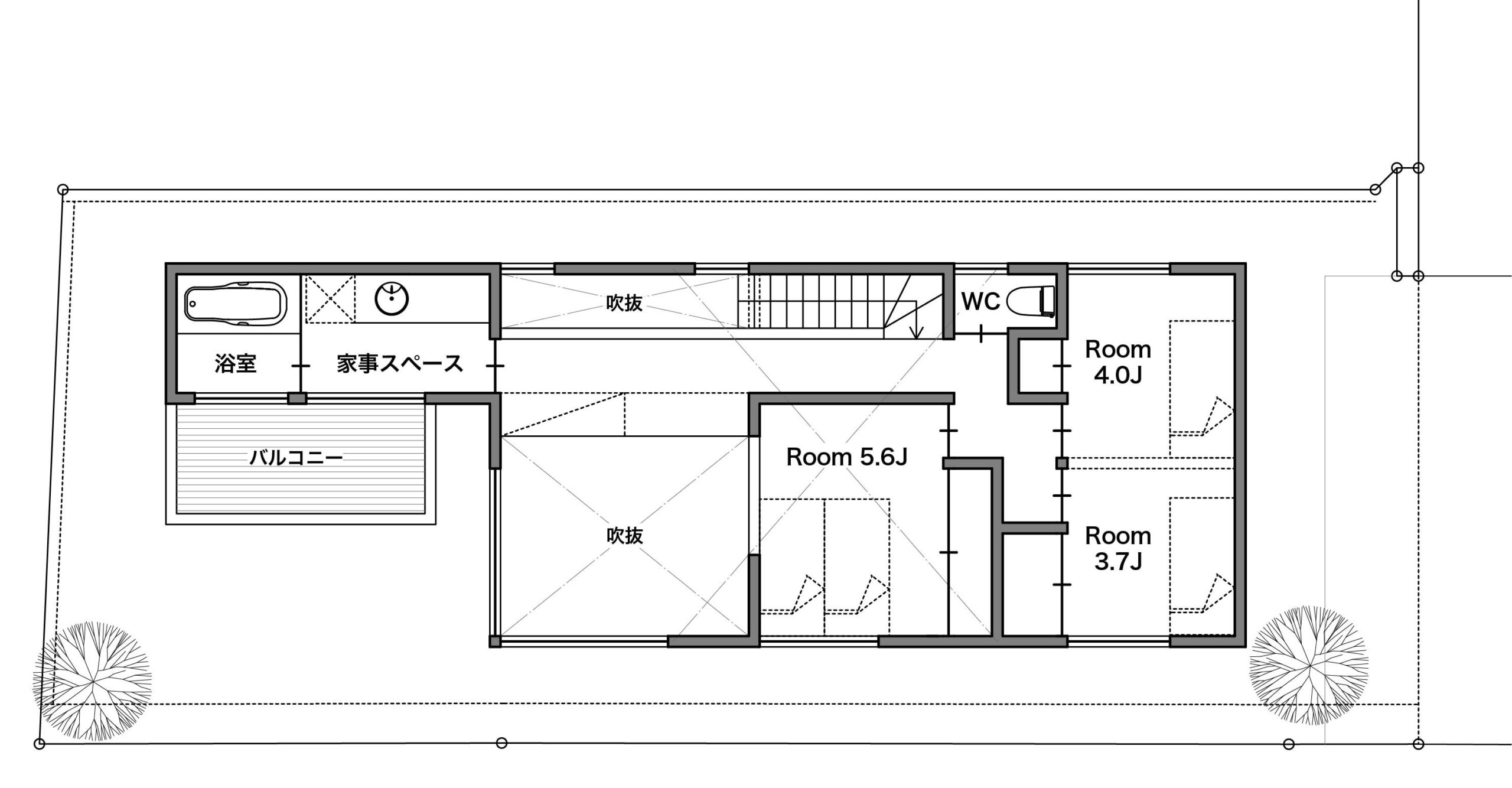 実例②【30坪～35坪】2F