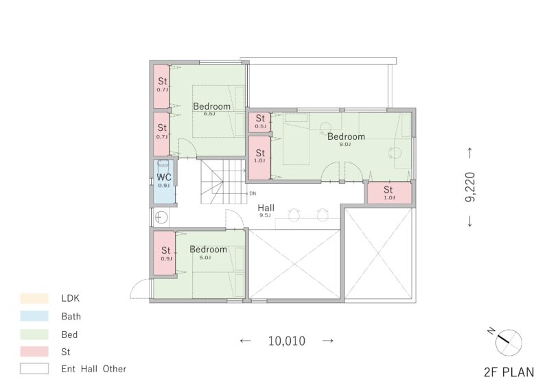 【21坪】ビルトインガレージのある二階建て2