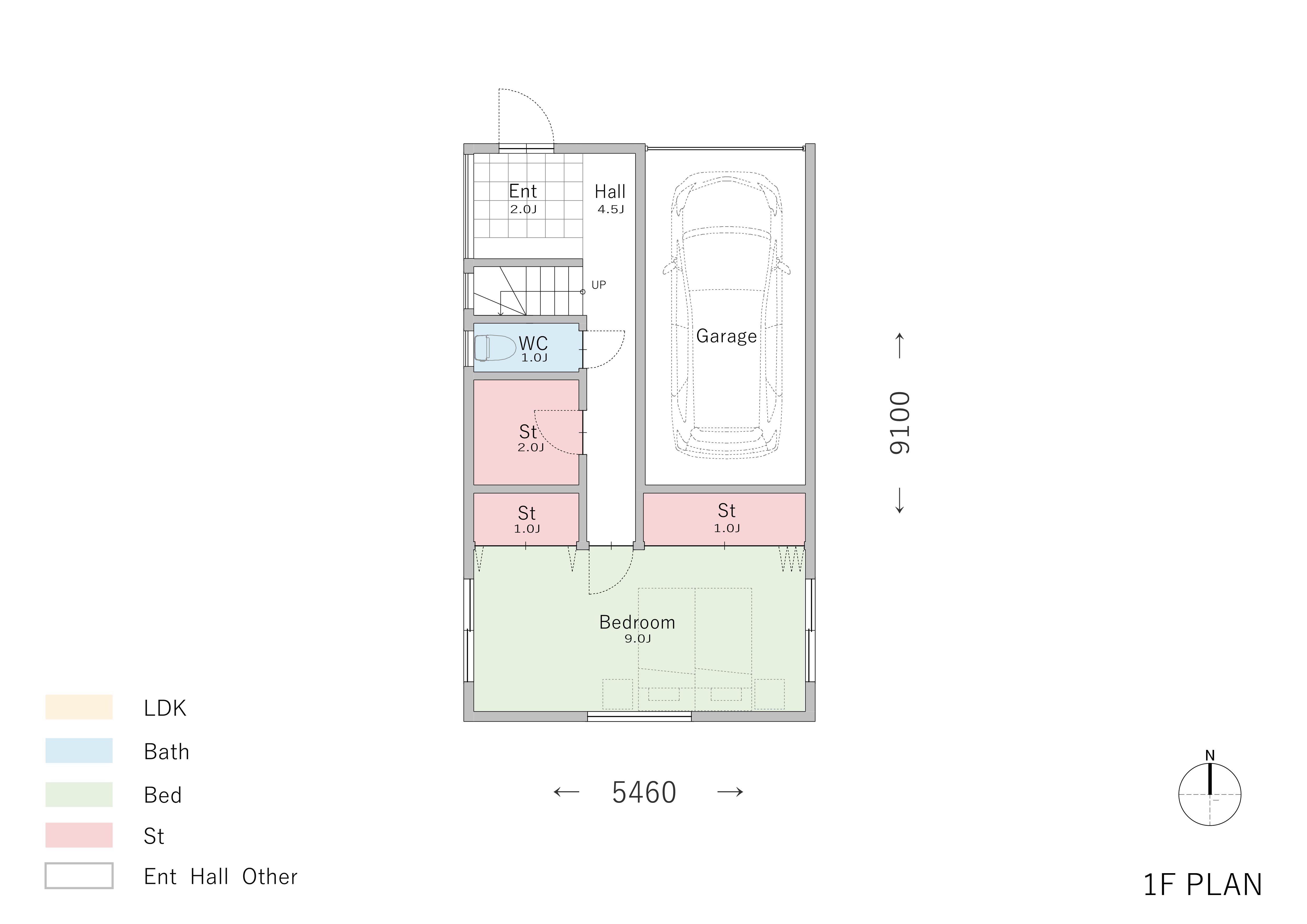 収納に困らない3階建て狭小住宅