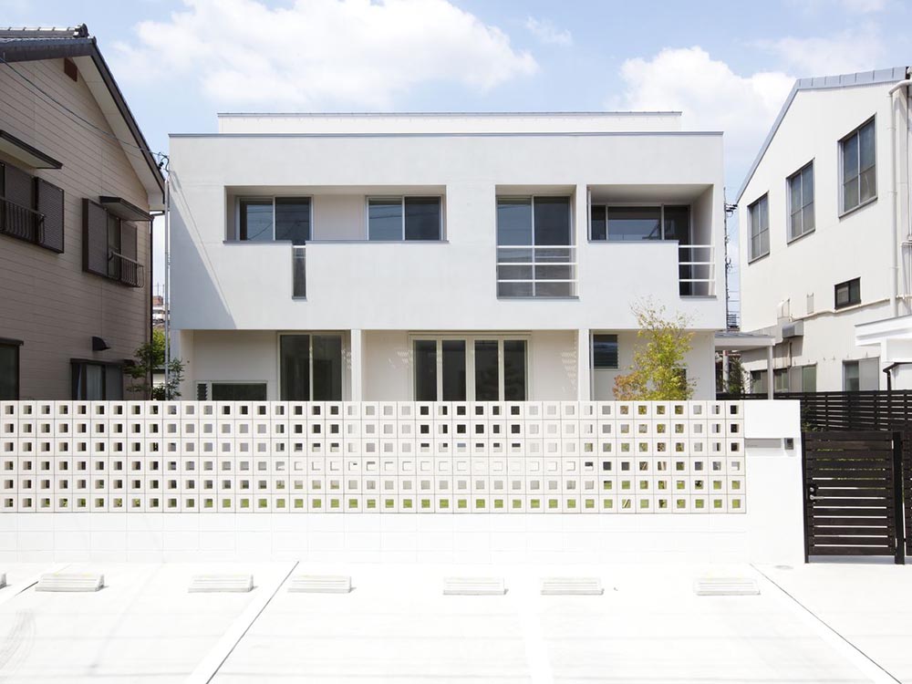 CASE246 注文住宅「フラットホワイトの家」の建築実例