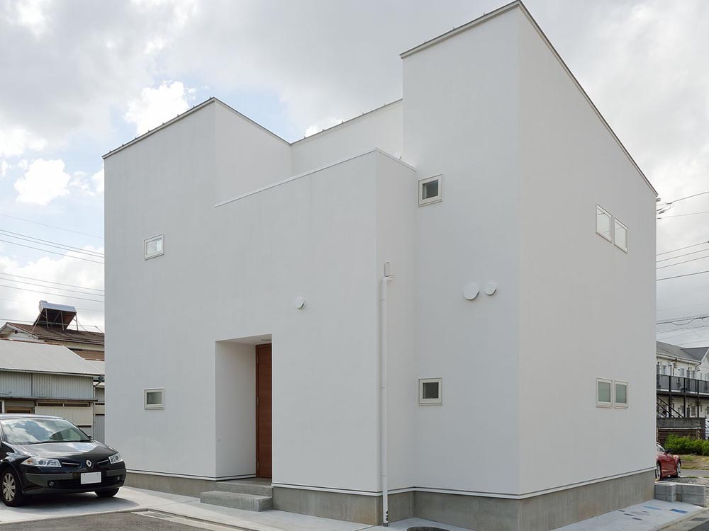 CASE279 注文住宅「開放性と閉鎖性のある佇まい」の建築実例