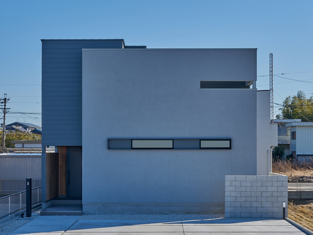 CASE670 注文住宅「静かな形の家」の建築実例