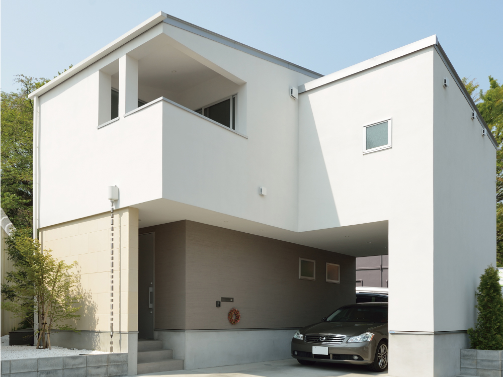 CASE364 注文住宅「交差する家」の建築実例