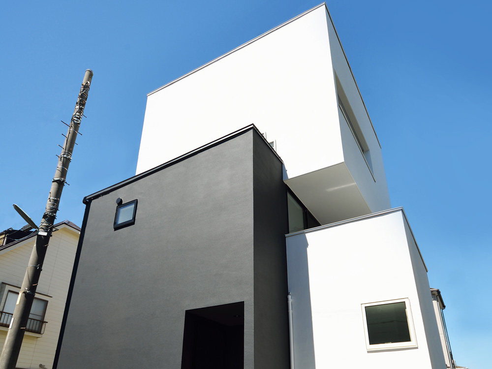 CASE375 注文住宅「monochro jenga」の建築実例