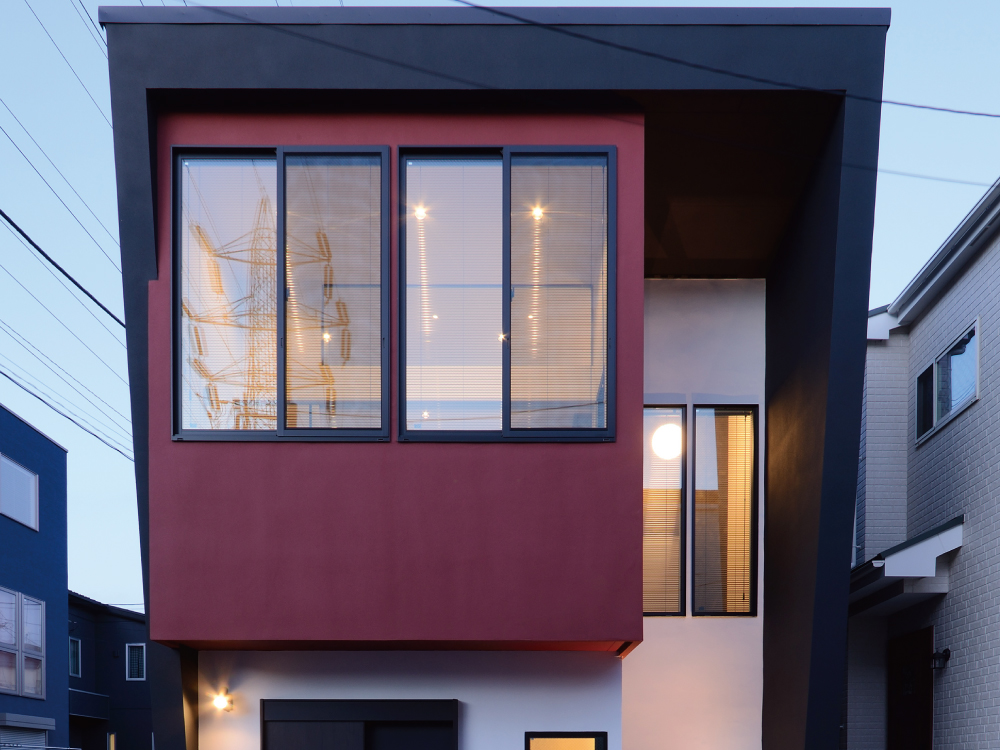 CASE467 注文住宅「color cube」の建築実例