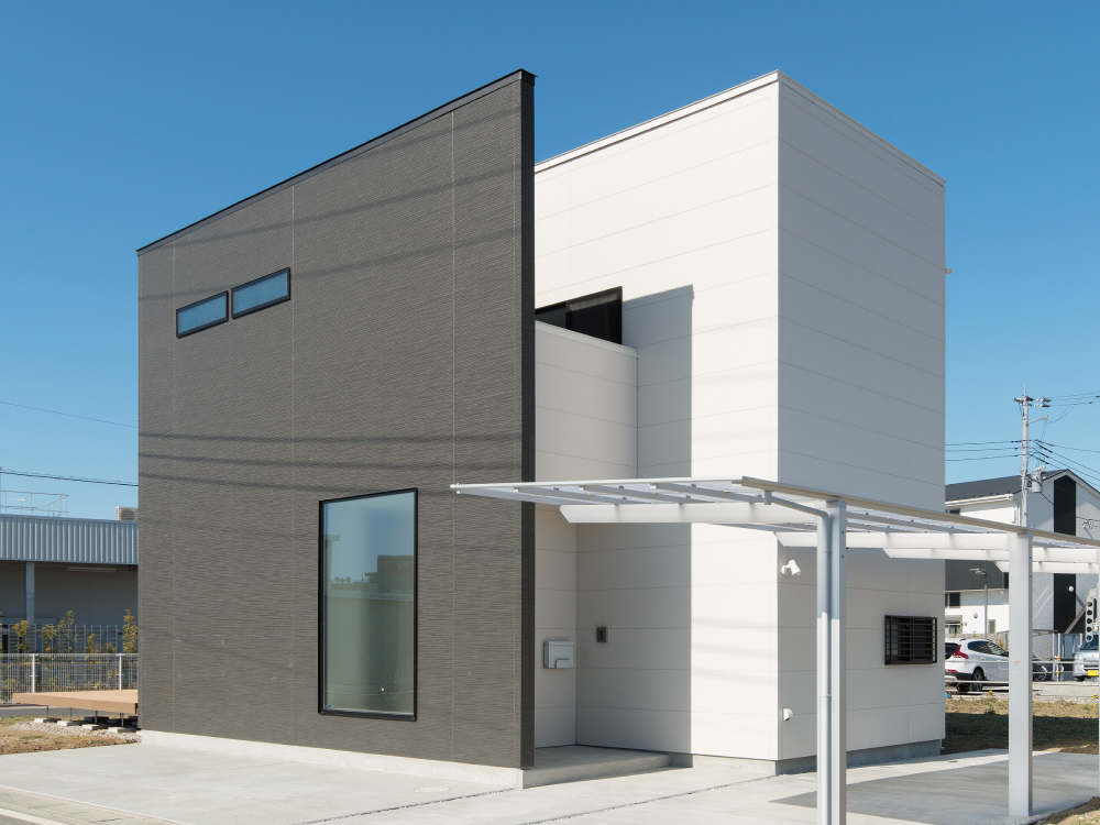 CASE526 注文住宅「Two-tone」の建築実例