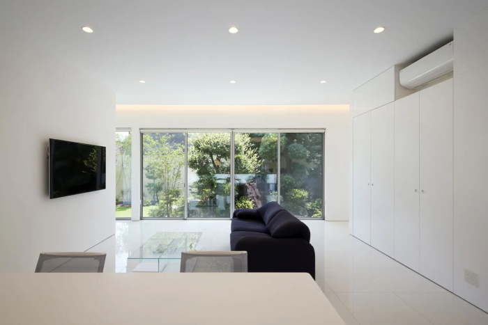 シンプルで暮らしやすい平屋のリビング